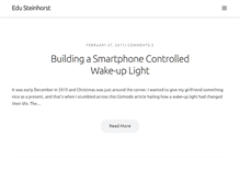 Tablet Screenshot of edusteinhorst.com